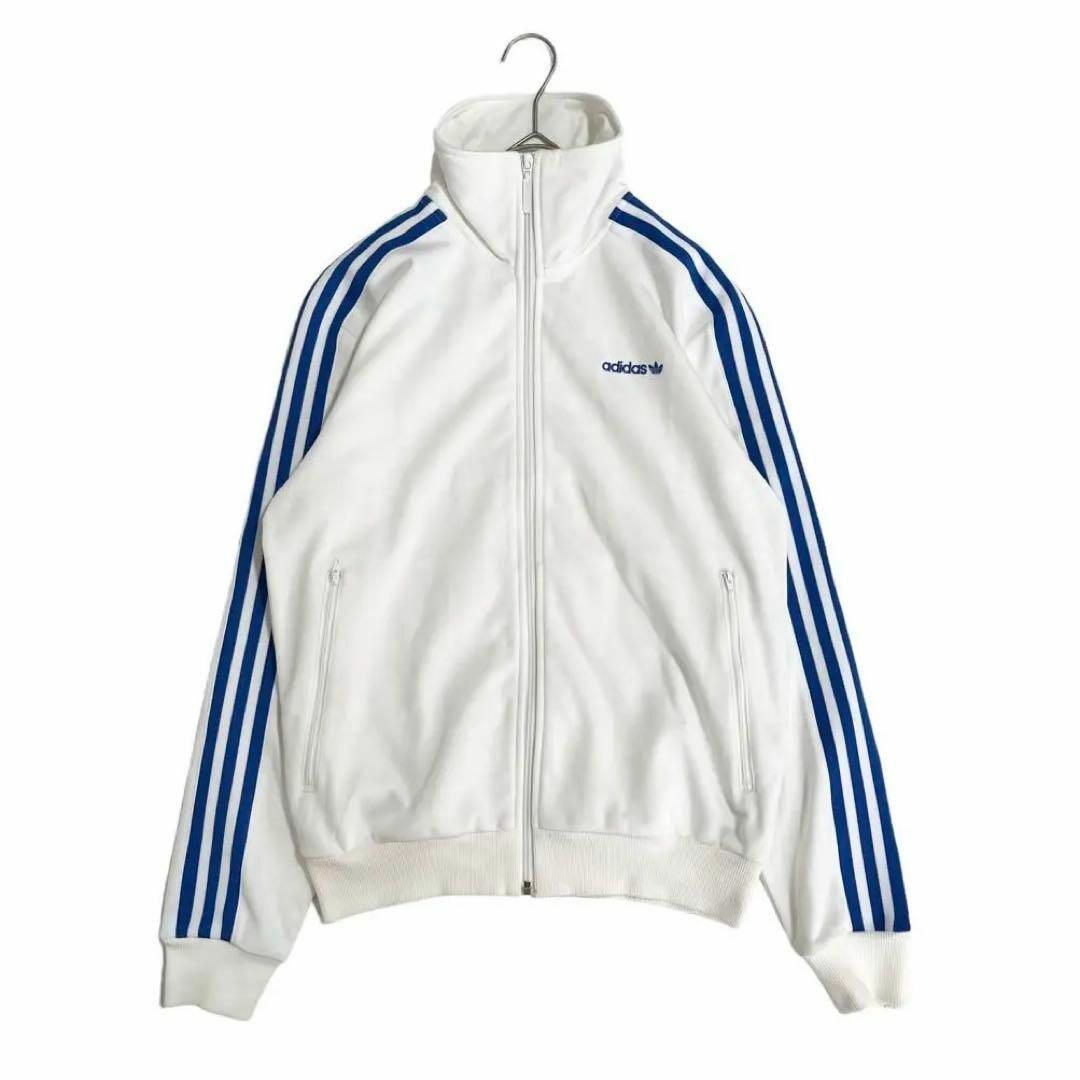 adidas(アディダス)の5938 極美 adidasトラックジャケット ベッケンバウアー WHT/BLU メンズのトップス(ジャージ)の商品写真