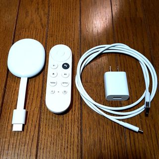 グーグル(Google)のChromecast with Google TV (HD) 2Kモデル(映像用ケーブル)