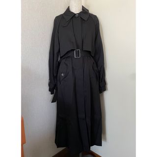 ページボーイ(PAGEBOY)のトレンチコート 黒色 ブラック PAGEBOY ページボーイ アウター コート(トレンチコート)