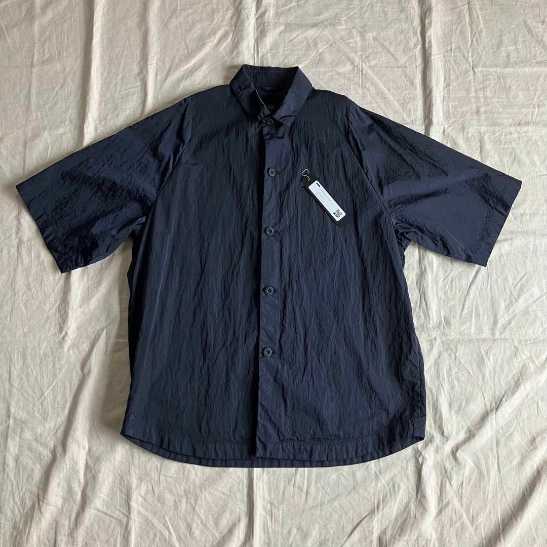 TEATORA(テアトラ)の美品　TEATORA CARTRIDGE SHIRT S/S MP navy 1 メンズのトップス(シャツ)の商品写真