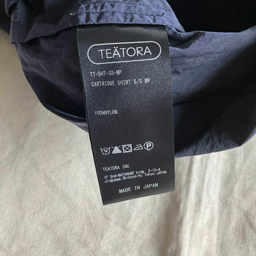 TEATORA(テアトラ)の美品　TEATORA CARTRIDGE SHIRT S/S MP navy 1 メンズのトップス(シャツ)の商品写真