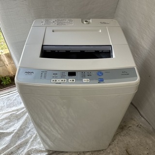 AQUA 洗濯機 AQW-S60D(W)の通販 by E-shop｜ラクマ