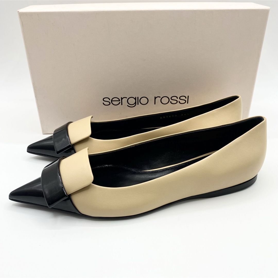 Sergio Rossi(セルジオロッシ)の新品未使用！送料込み★Sergio Rossi★Ballerinas レディースの靴/シューズ(バレエシューズ)の商品写真