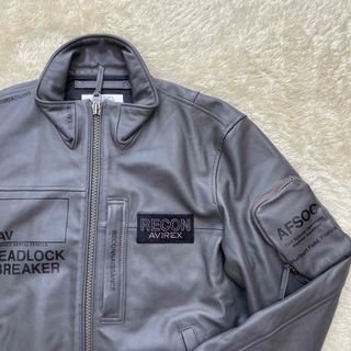 アヴィレックス(AVIREX)の【激レア美品】AVIREX FLYER'S LEATHER JACKET AF(レザージャケット)