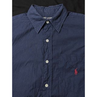 ポロラルフローレン(POLO RALPH LAUREN)の90s RALPH LAUREN POLO SPORT 刺繍 長袖シャツ(シャツ/ブラウス(長袖/七分))