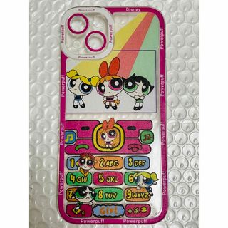 新品/iPhone13シリコン製カバーケース　パワーパフガールズ/携帯柄(iPhoneケース)