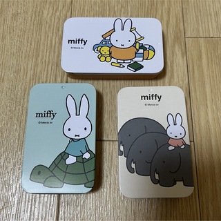 ミッフィー(miffy)のmiffy メモ入り缶(キャラクターグッズ)
