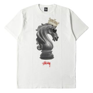 ステューシー(STUSSY)のSTUSSY ステューシー Tシャツ サイズ:XL 午年モデル ナイト クルーネック 半袖Tシャツ YEAR OF THE HORSE TEE ホワイト 白 トップス カットソー【メンズ】【中古】(Tシャツ/カットソー(半袖/袖なし))