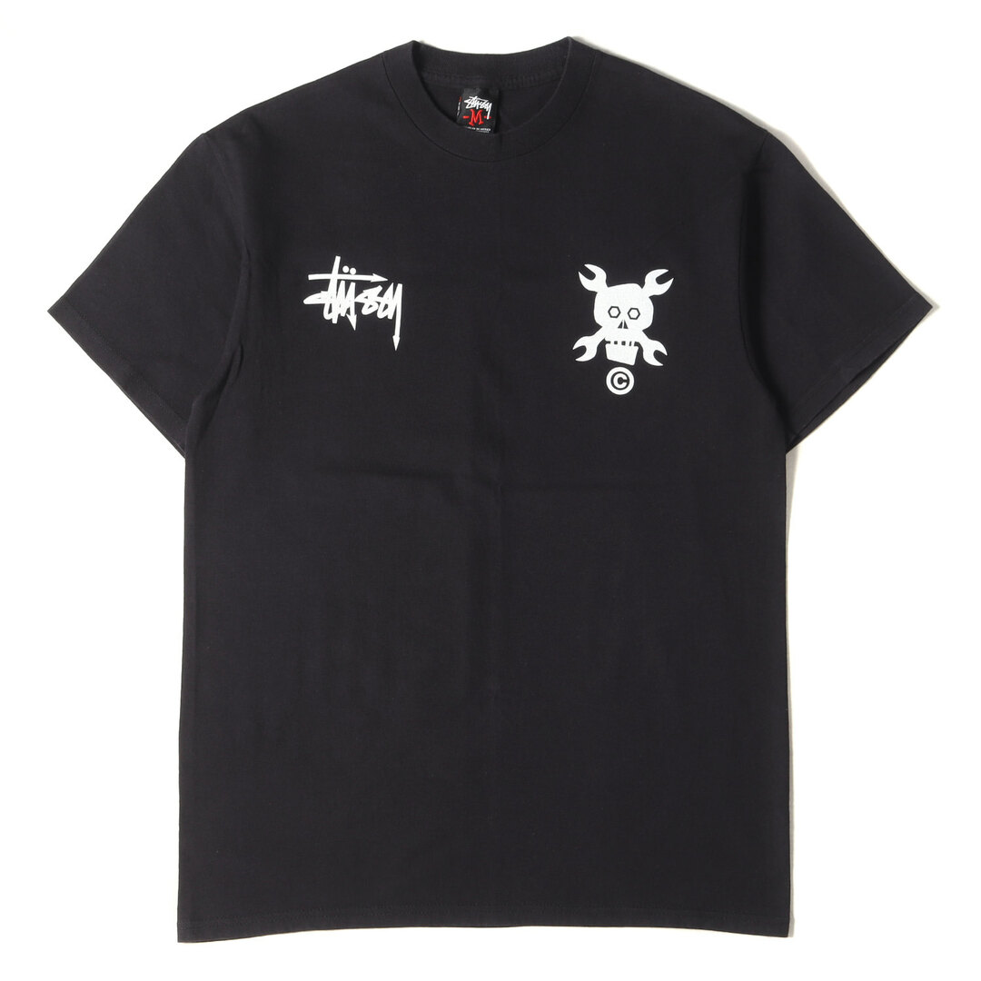 STUSSY(ステューシー)のSTUSSY ステューシー Tシャツ サイズ:M FUTURA グラフィック クルーネック 半袖Tシャツ ブラック 黒 トップス カットソー コラボ【メンズ】【中古】 メンズのトップス(Tシャツ/カットソー(半袖/袖なし))の商品写真