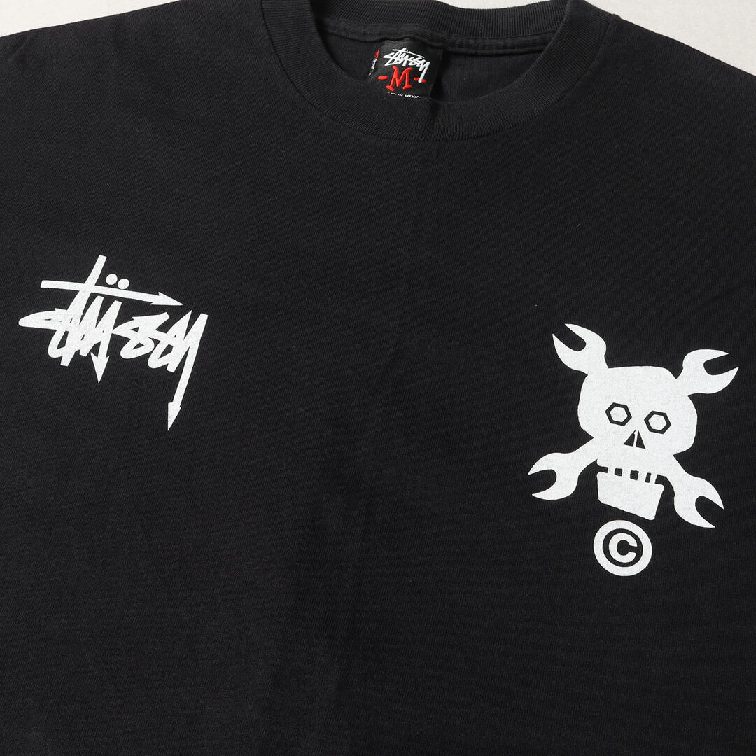 STUSSY(ステューシー)のSTUSSY ステューシー Tシャツ サイズ:M FUTURA グラフィック クルーネック 半袖Tシャツ ブラック 黒 トップス カットソー コラボ【メンズ】【中古】 メンズのトップス(Tシャツ/カットソー(半袖/袖なし))の商品写真