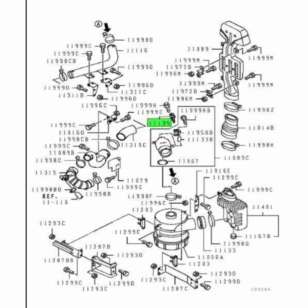 三菱(ミツビシ)のミツビシ キャンター エアロエース ファイター 自動車/バイクの自動車(車種別パーツ)の商品写真