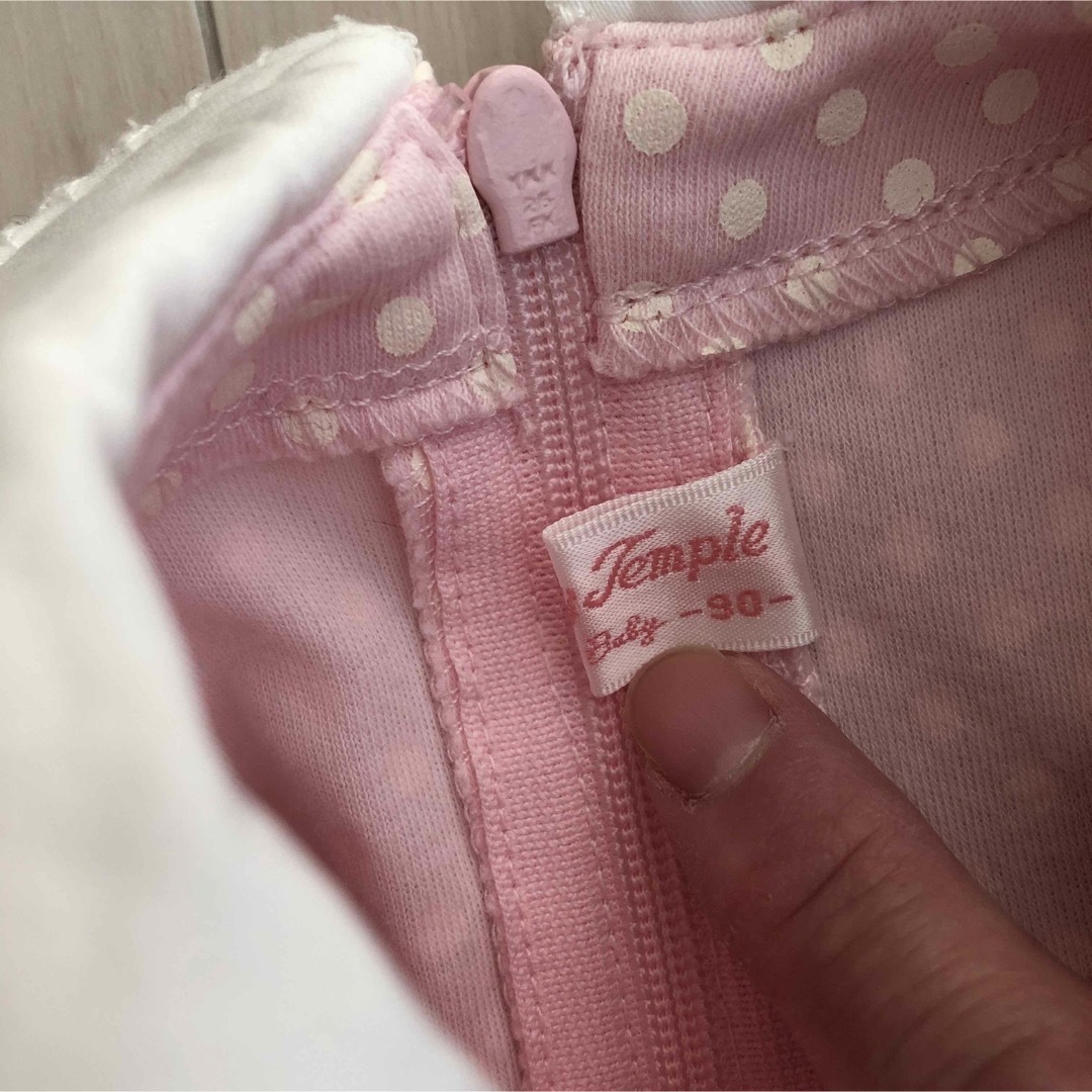 Shirley Temple(シャーリーテンプル)のシャーリーテンプル　うさぎセットアップ　ピンク色90cm キッズ/ベビー/マタニティのキッズ服女の子用(90cm~)(Tシャツ/カットソー)の商品写真