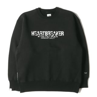 デラックス(DELUXE)の美品 DELUXE デラックス スウェット サイズ:3 23SS BEDWIN コラボロゴ ヘビースウェットシャツ LIMITED CREW NECK SWEAT ブラック 黒 トップス トレーナー【メンズ】【中古】(スウェット)