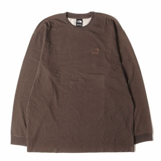 シュプリーム(Supreme)の新品同様 Supreme シュプリーム Tシャツ サイズ:L 22AW THE NORTH FACE Pigment Printed L/S Top NT52202I ノースフェイス ピグメントプリント ロングスリーブTシャツ ブラウン コラボ トップス カットソー 長袖【メンズ】【中古】(Tシャツ/カットソー(七分/長袖))