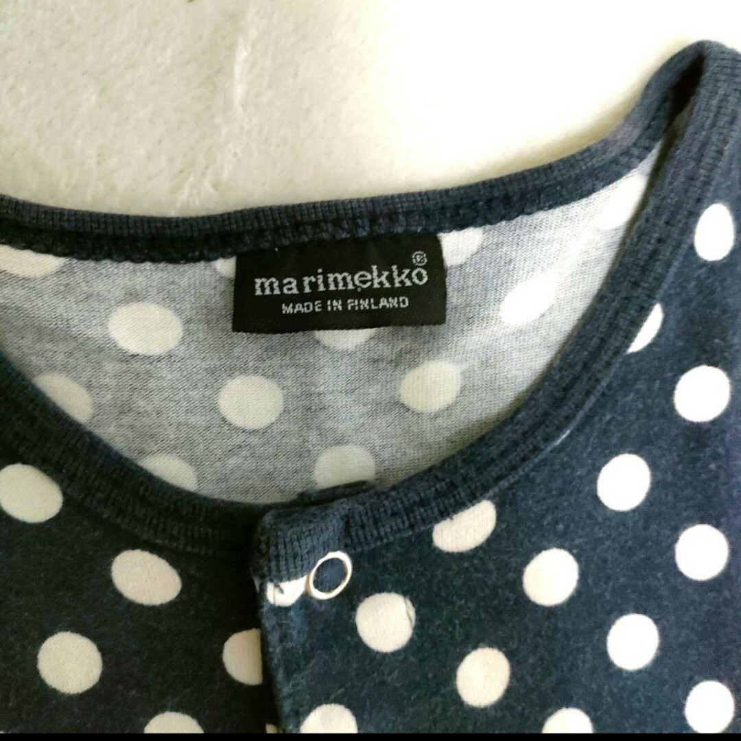 marimekko(マリメッコ)の【お値下げ歓迎】マリメッコ　ドット　水玉　ワンピース レディースのワンピース(ロングワンピース/マキシワンピース)の商品写真