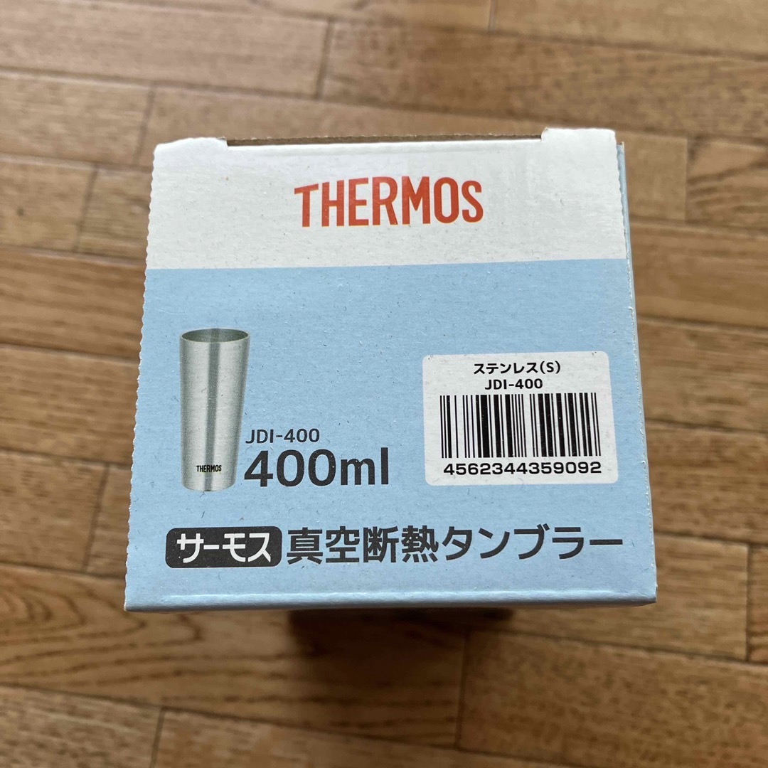 THERMOS(サーモス)の真空断熱タンブラー JDI-400 ステンレス インテリア/住まい/日用品のキッチン/食器(タンブラー)の商品写真