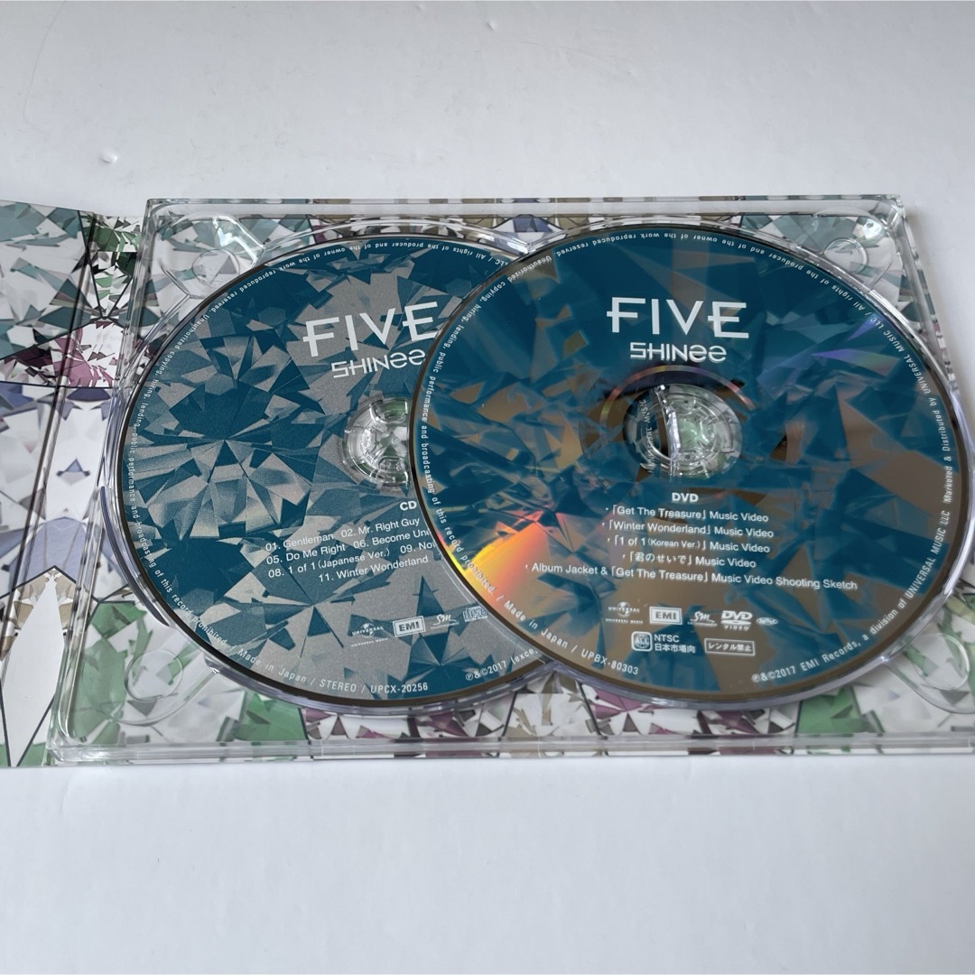 SHINee　FIVE 　初回限定盤CD ＋DVD 　キー　key トレカ エンタメ/ホビーのCD(K-POP/アジア)の商品写真