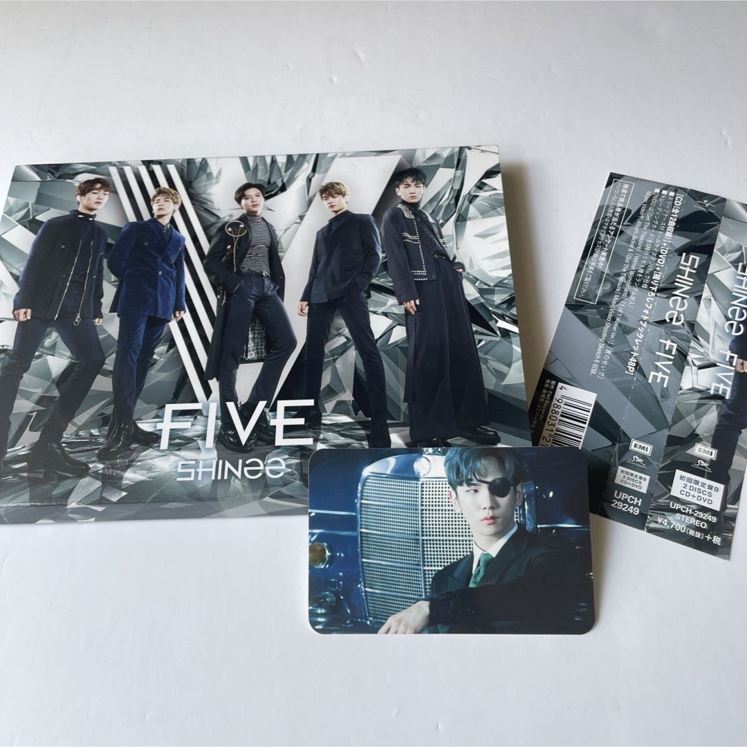 SHINee　FIVE 　初回限定盤CD ＋DVD 　キー　key トレカ エンタメ/ホビーのCD(K-POP/アジア)の商品写真