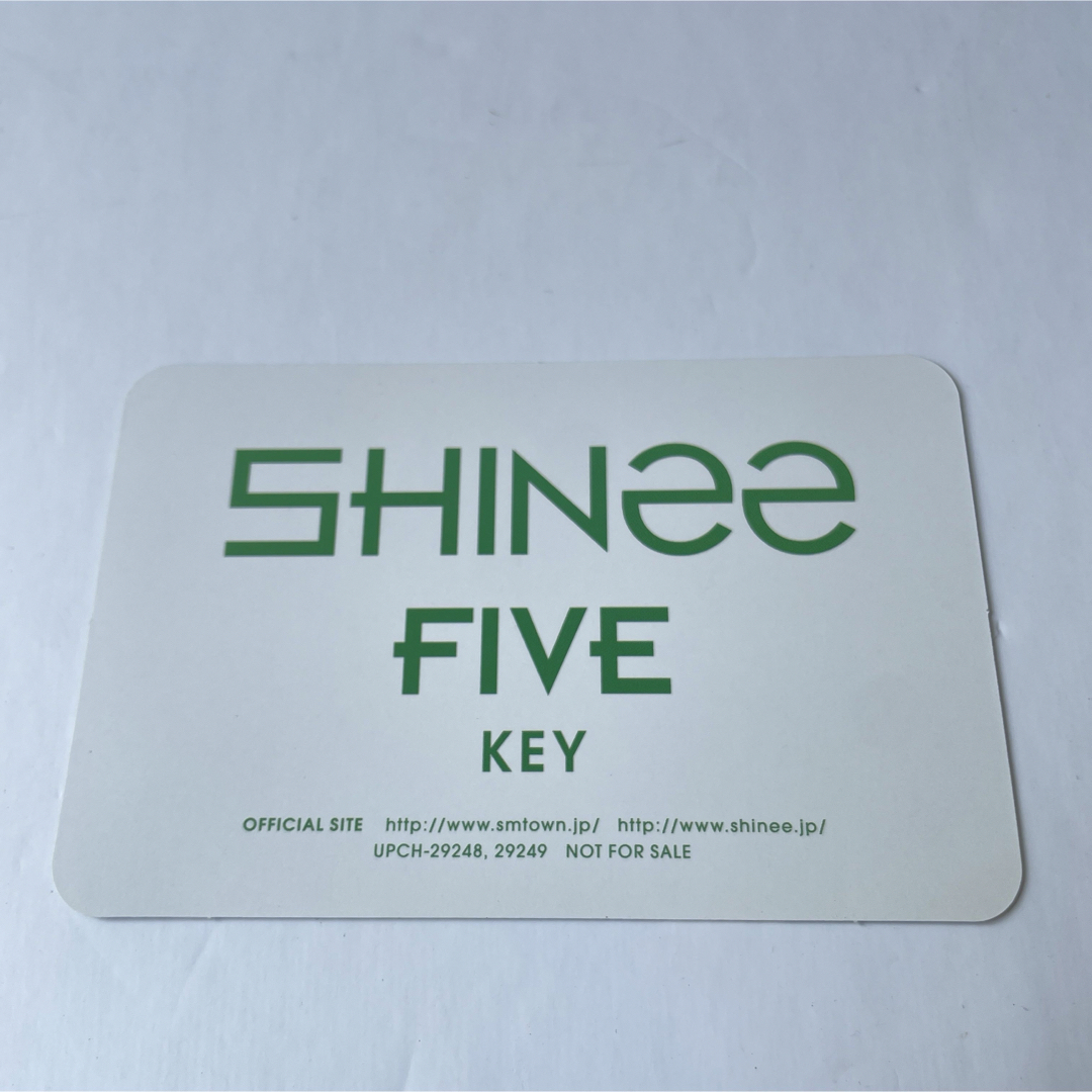 SHINee　FIVE 　初回限定盤CD ＋DVD 　キー　key トレカ エンタメ/ホビーのCD(K-POP/アジア)の商品写真