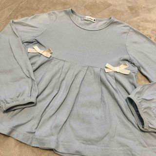 ブランシェス(Branshes)の130㎝　ブランシェス　長袖　カットソー　水色(Tシャツ/カットソー)