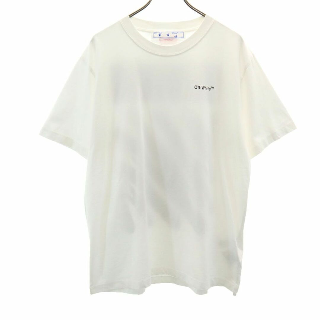 OFF-WHITE - オフホワイト バックプリント 半袖 Tシャツ XL ホワイト系 