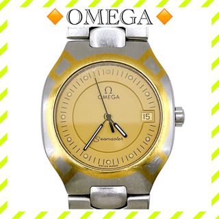 オメガ(OMEGA)の美品 オメガ ポラリス ボーイズ 腕時計 ゴールド シルバー メンズ レディース(腕時計)