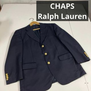 CHAPS - CHAPS ラルフローレン　ジャケット　ブレザー　紺ブレ　金ボタン　古着