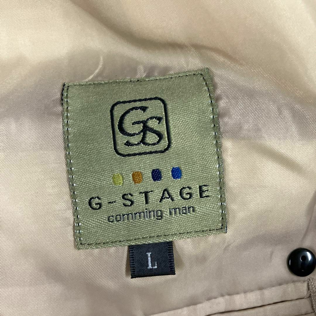 G-Stage(ジーステージ)のG-STAGE ジャケット　ダブル　古着　銀色ボタン　ビッグサイズ メンズのジャケット/アウター(テーラードジャケット)の商品写真