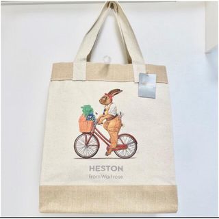 【Waitrose x Heston】王室御用達高級店 限定柄大容量トートバッグ(エコバッグ)