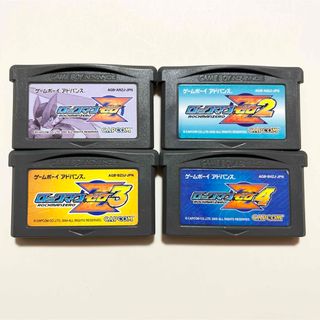 ゲームボーイアドバンス(ゲームボーイアドバンス)のロックマンゼロ 1 2 3 4 GBA ゲームボーイアドバンス(携帯用ゲームソフト)