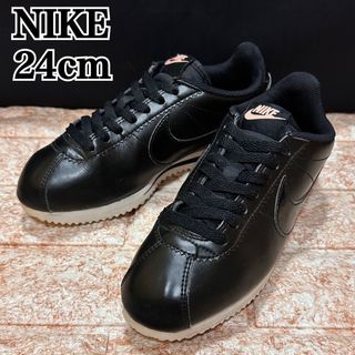 ナイキ(NIKE)のNIKE WMNS CLASSIC CORTEZ LEATHER 24cm(スニーカー)