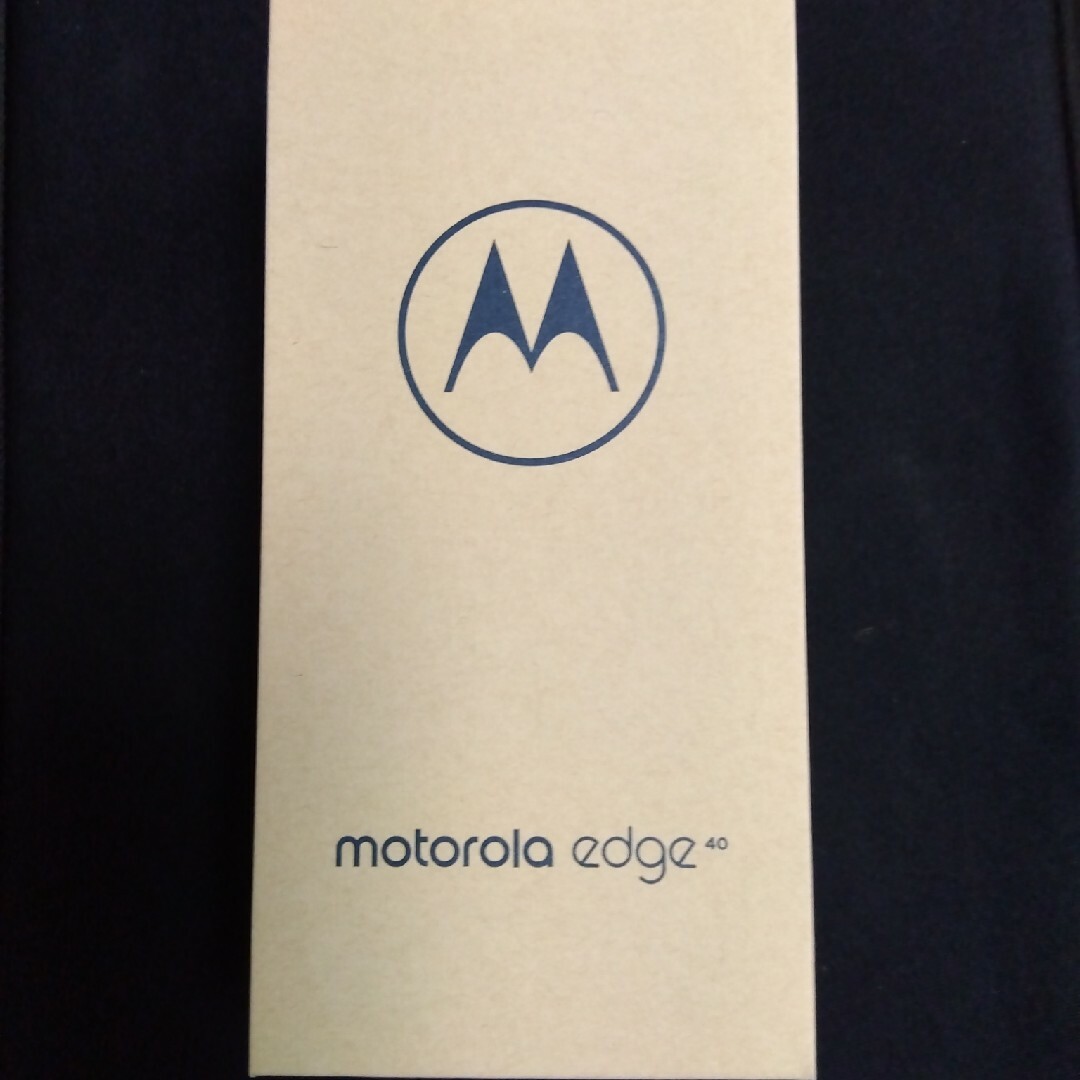 Motorola(モトローラ)のモトローラ Motorola edge40 SIMフリー イクリプスブラック スマホ/家電/カメラのスマートフォン/携帯電話(スマートフォン本体)の商品写真