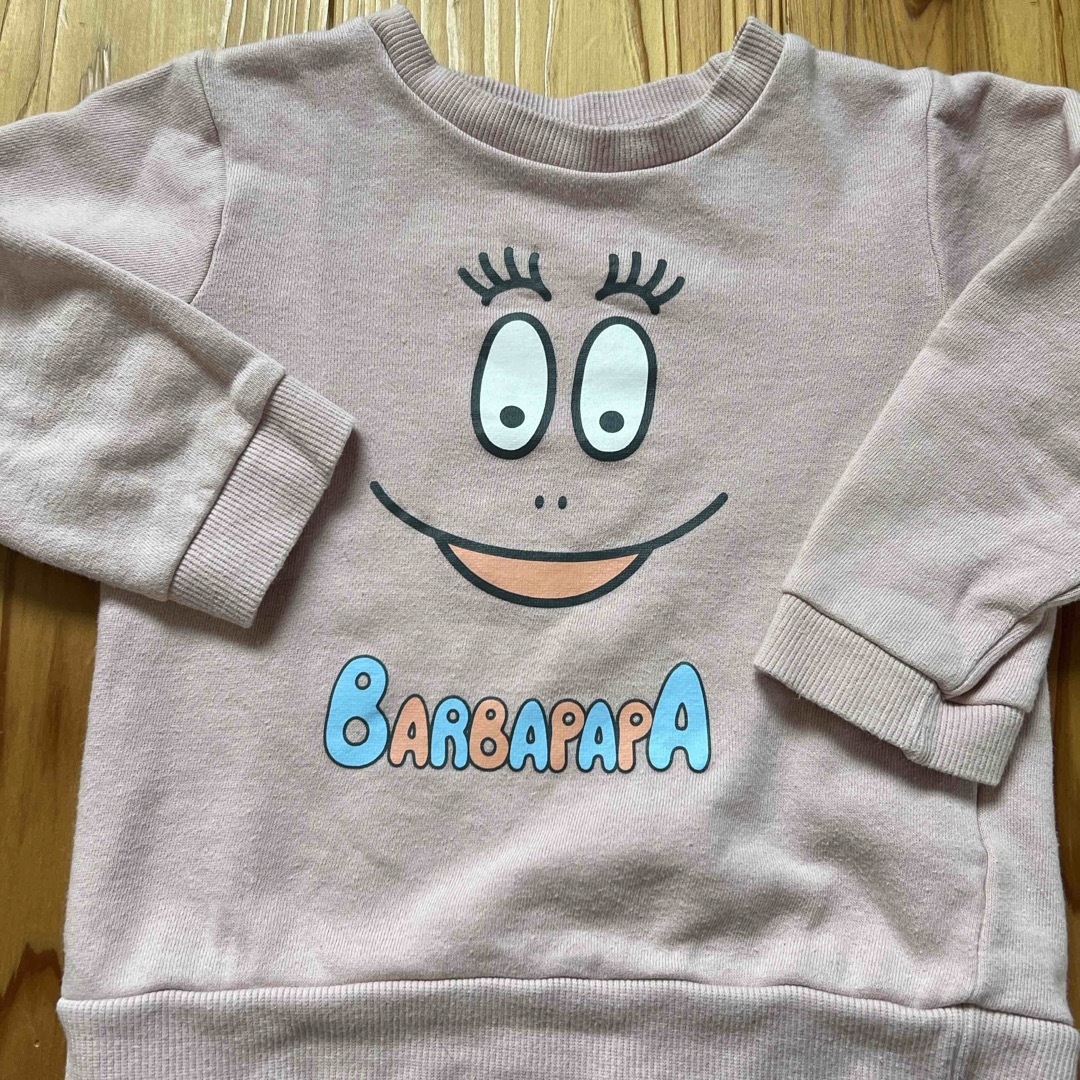 100cmトレーナー　ニット キッズ/ベビー/マタニティのキッズ服女の子用(90cm~)(Tシャツ/カットソー)の商品写真