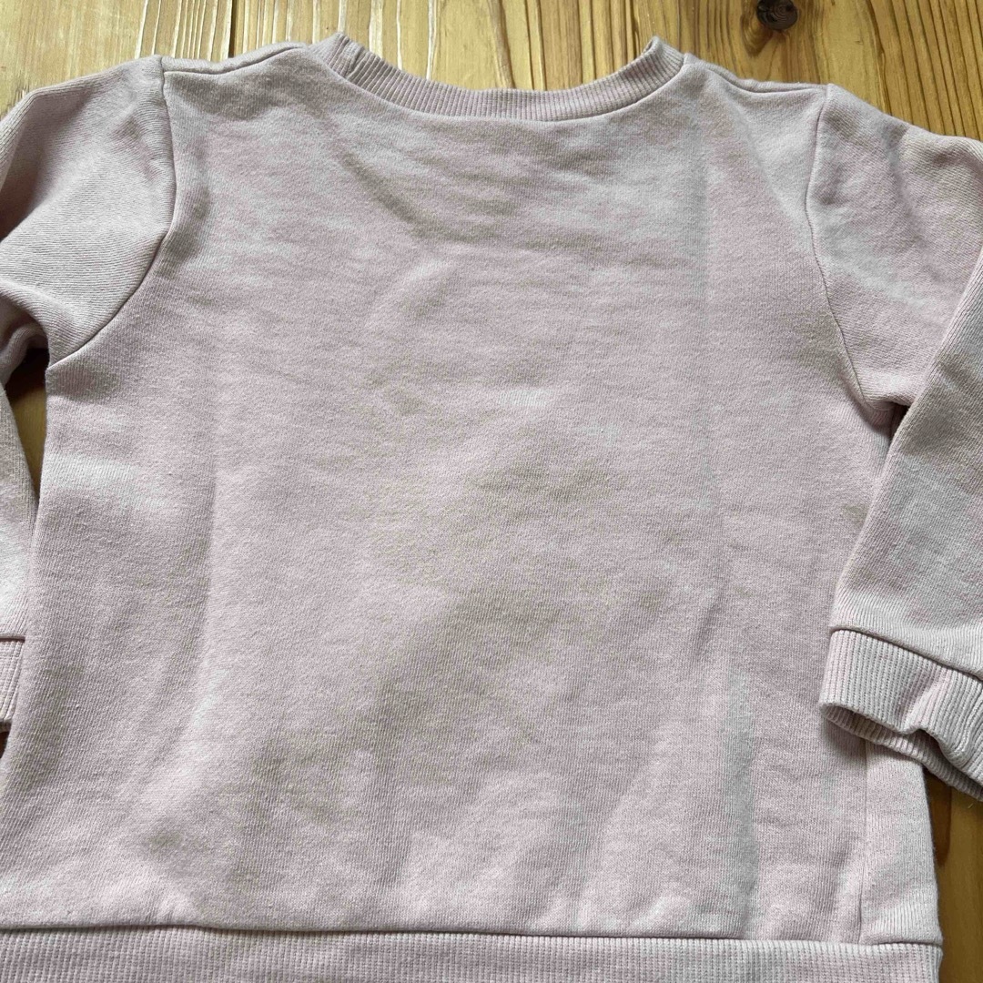 100cmトレーナー　ニット キッズ/ベビー/マタニティのキッズ服女の子用(90cm~)(Tシャツ/カットソー)の商品写真