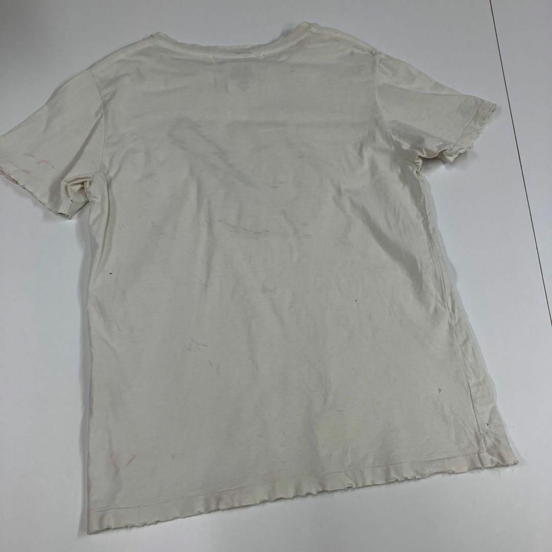 REMI RELIEF(レミレリーフ)のレミレリーフ　Tシャツ　カットソー　りんご　古着　ダメージ　M メンズのトップス(Tシャツ/カットソー(半袖/袖なし))の商品写真