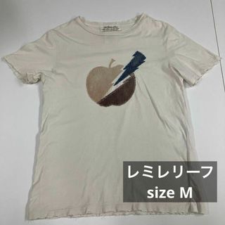 レミレリーフ(REMI RELIEF)のレミレリーフ　Tシャツ　カットソー　りんご　古着　ダメージ　M(Tシャツ/カットソー(半袖/袖なし))