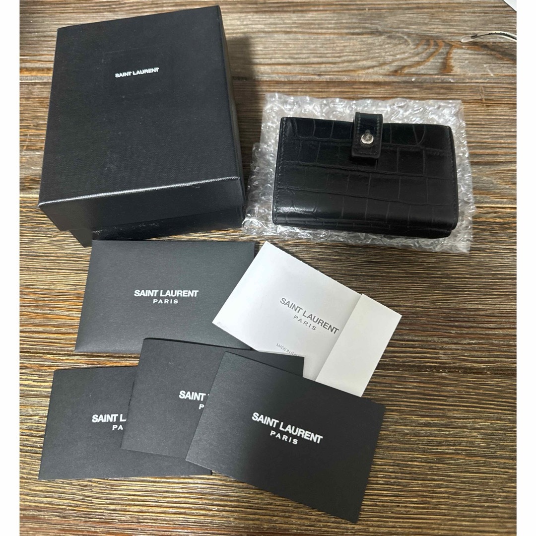 Saint Laurent(サンローラン)のサンローラン　クロコ　財布　サックドジュール メンズのファッション小物(折り財布)の商品写真