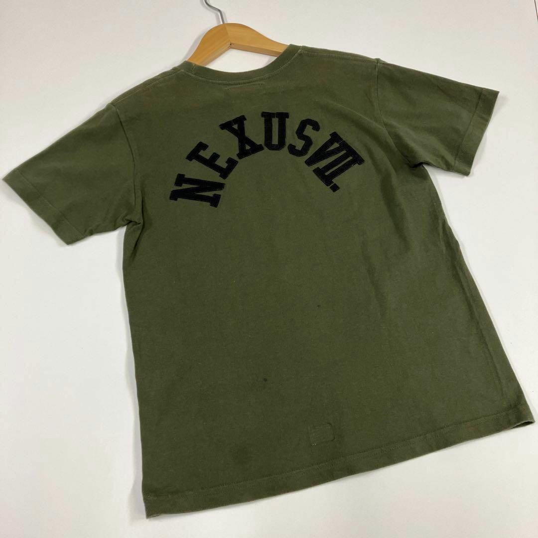 NEXUSVII(ネクサスセブン)のネクサス7 Tシャツ　ロゴ　古着　ワッペン　44 メンズのトップス(Tシャツ/カットソー(半袖/袖なし))の商品写真