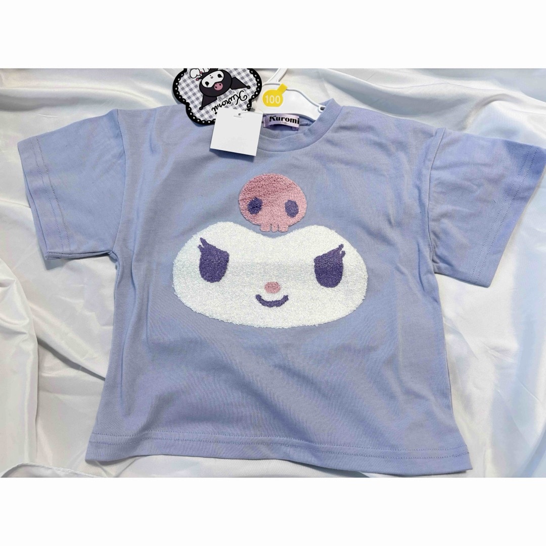 サンリオ(サンリオ)の【新品】クロミちゃん　サガラ半袖Tシャツ キッズ/ベビー/マタニティのキッズ服女の子用(90cm~)(Tシャツ/カットソー)の商品写真