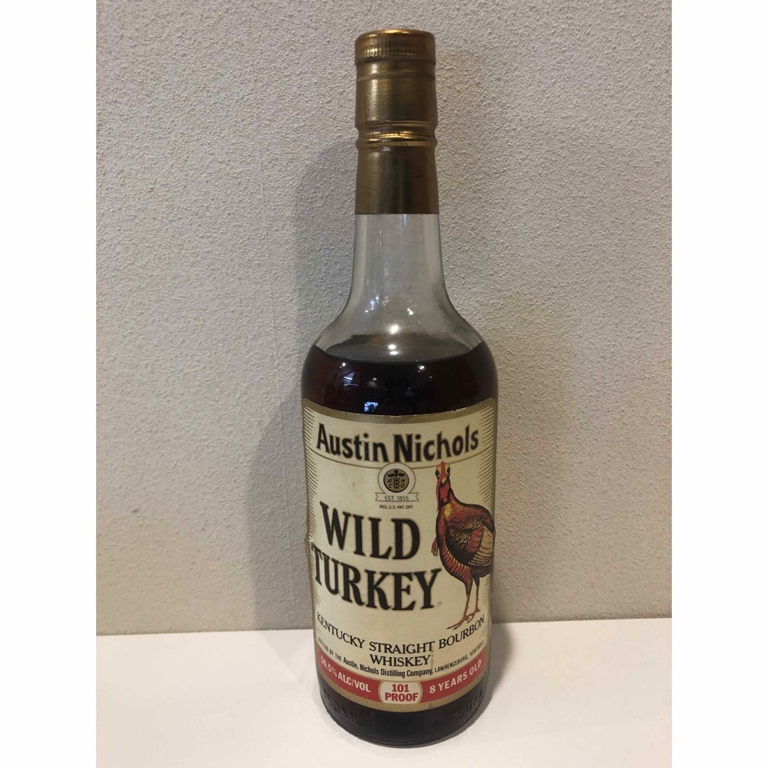 M-34 ワイルドターキー 8年 101プルーフ 750ml 50.5% 食品/飲料/酒の酒(ウイスキー)の商品写真