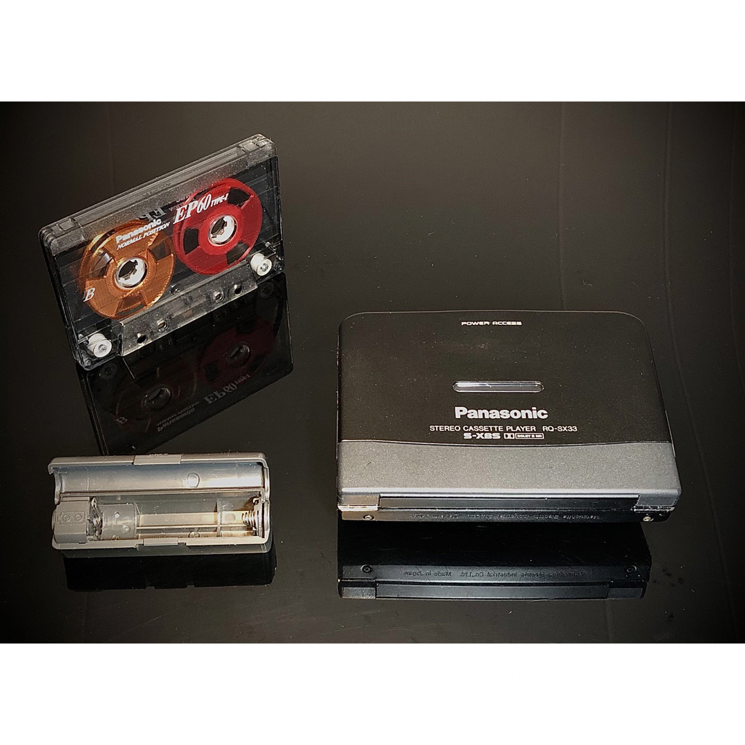 Panasonic - カセットウォークマンPanasonicRQ-SX33 黒色「整備 Panasonic - カセットウォークマンPanasonicRQ-SX33 黒色「整備