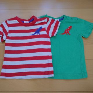 ハッカベビー(hakka baby)のハッカベビー Tシャツ 80 2枚セット 半袖 hakka baby(Ｔシャツ)