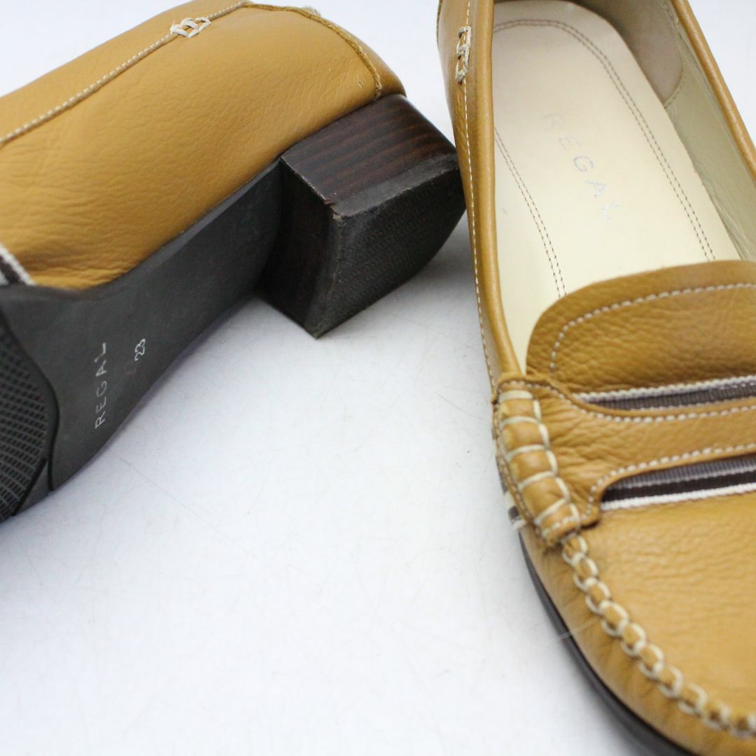 REGAL(リーガル)の  美品 REGAL リーガル 本革ローヒールパンプス 23 C38  レディースの靴/シューズ(ハイヒール/パンプス)の商品写真