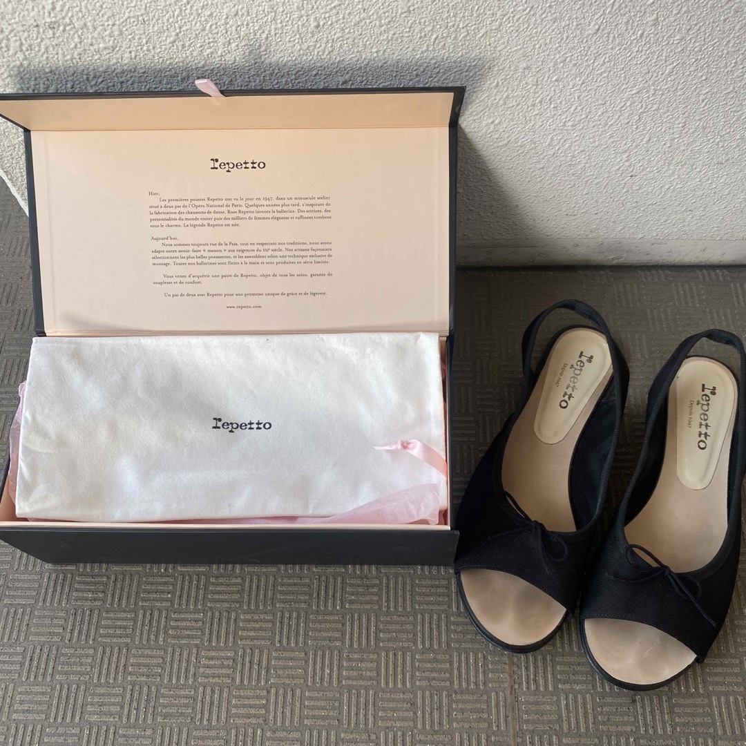 repetto(レペット)の✨【repetto復刻別注】VOG オープントゥバレリーナ✨サンダル✨レペット レディースの靴/シューズ(サンダル)の商品写真