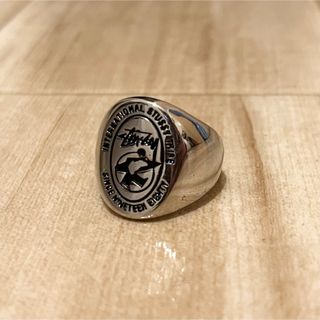 ステューシー(STUSSY)の激レア！OLD STUSSY “SURF MAN” SILVER RING(リング(指輪))