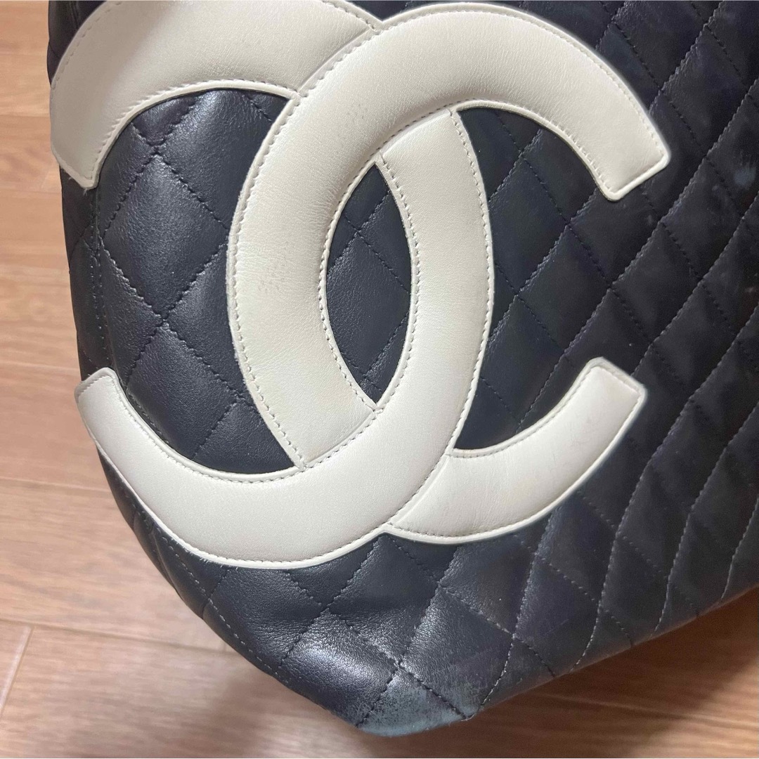 CHANEL(シャネル)の希少！CHANEL カンボンライン ラージ　トートバッグ&キーケース レディースのバッグ(トートバッグ)の商品写真