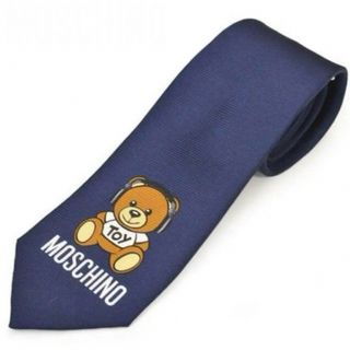 モスキーノ(MOSCHINO)の★最新作★新品 MOSCHINO ネクタイ くま ベアー 総柄 モスキーノ 完売(ネクタイ)