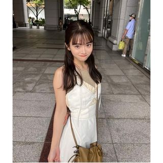 パブリックトウキョウ(PUBLIC TOKYO)の田久保夏鈴ちゃん着用♡フローライン2WAYキャミワンピース(ロングワンピース/マキシワンピース)