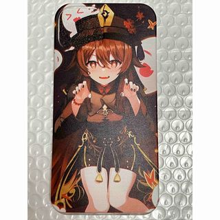 新品/iPhone15シリコン製カバーケース　原神 フータオ/b(iPhoneケース)