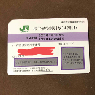 ジェイアール(JR)のJR東日本株主優待券　1枚(その他)